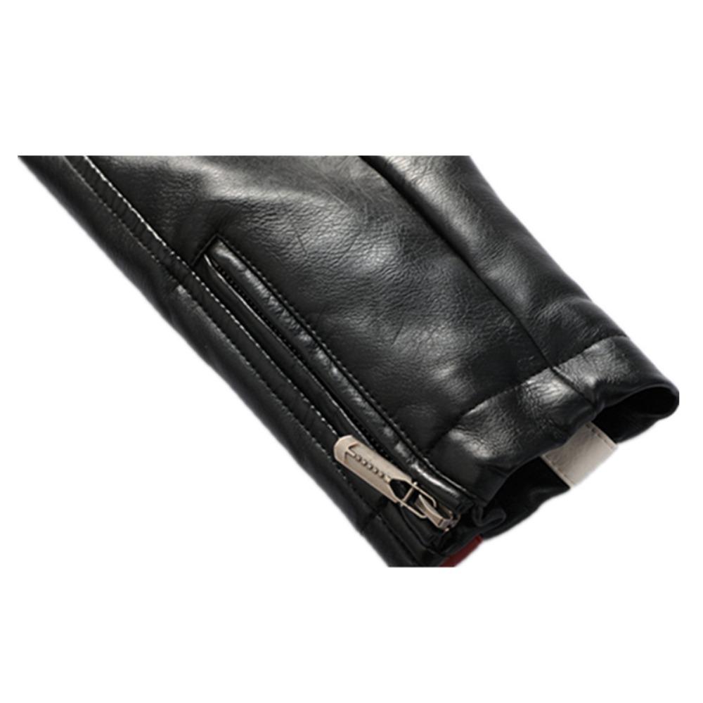 Осенне-зимняя флисовая мужская мотоциклетная кожаная куртка с вышивкой, гоночное пальто, ветровка, верхняя одежда, байкерская куртка из искусственной кожи