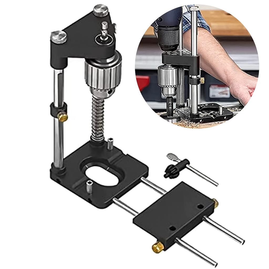 Drill Locator Hole Drill Guide Dowel Jig Convenient Labor Saving Plastic Steel Woodworking Drilling Template Guide Tool for Home