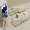 White Shoes for Women  Spring New Student Korean Style Ins Fashionable All-Matching Platform Shoes Spring and Autumn Casual Shoes Q818