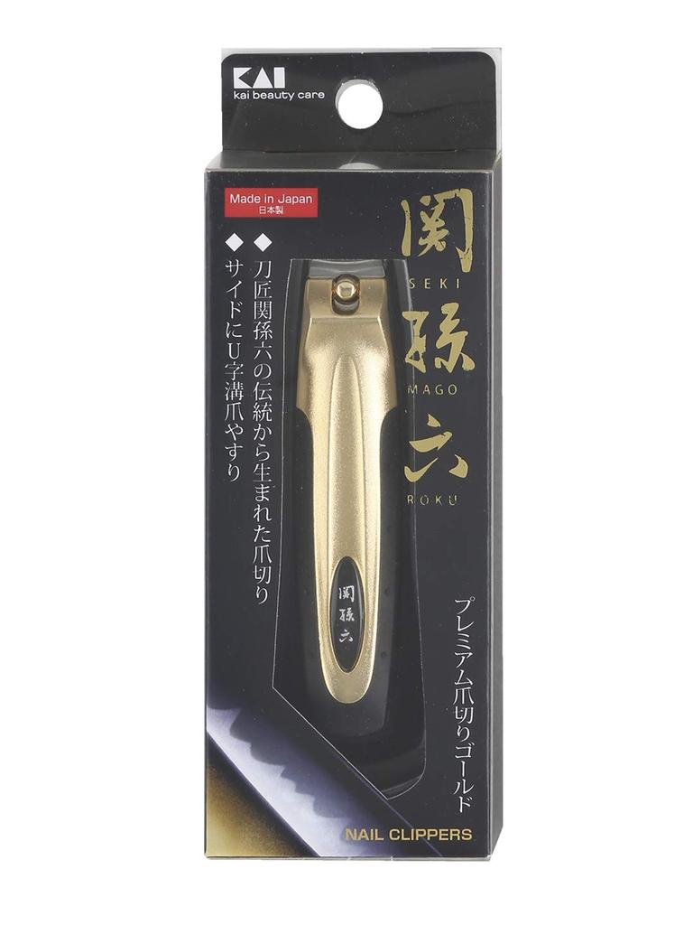 KAI KAI Seki Magoroku Кусачки для ногтей Тип 101 M Изогнутое лезвие Сделано в Японии HC1843