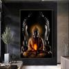 God Buddha Wall Art Prints Buddha Statue Canvas Painting Buddhism Wall Pictures For Living Room Religious Posters Wall Decor