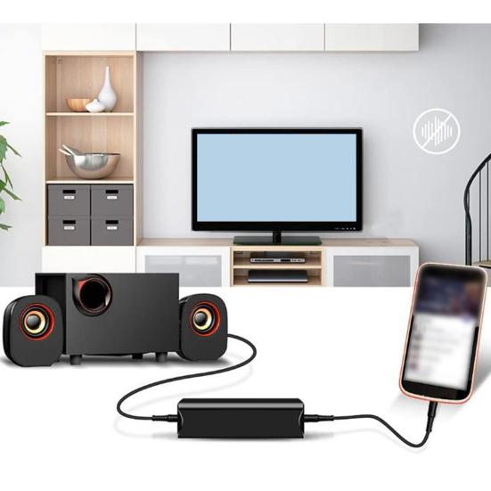 Шумоизолятор заземляющего контура с аудиокабелем 3,5 мм Компактный размер Портативный широкий компактный автомобильный аудио-шумоподавитель