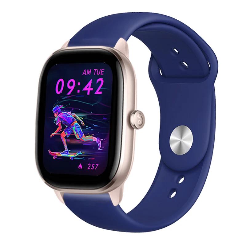 20 мм 22 мм ремешок для часов Amazfit gts 4/3/2/gtr4 mini/Gtr/2e/Pro 47 мм спортивный силиконовый браслет браслет Amazfit Bip/U/3/Pro ремешок