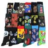 1 Pair Drop Shipping Men Cotton Socks Funny Long Socks Creative Animal Cartoon Colorful Socks for Wedding Gift Socks