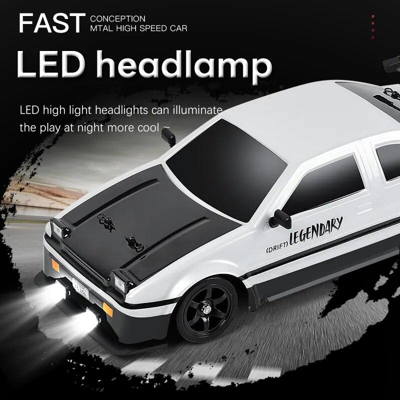 Новый 2,4G Drift Rc Cars 4WD RC Drift Car Игрушка с дистанционным управлением GTR Модель AE86 Автомобиль RC Гоночный автомобиль Игрушки для мальчиков Детский подарок