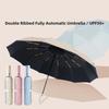 Lightweight Automatic Umbrella UV Protection Large Size Brolly Dual-use Folding Umbrella Women