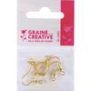 American Earrings Golden 3 Pairs