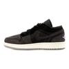 Air Jordan 1 Low SE Craft GS Inside Out — Детские кроссовки черные светло-графитовые с парусом цементно-серого цвета DV0478-001