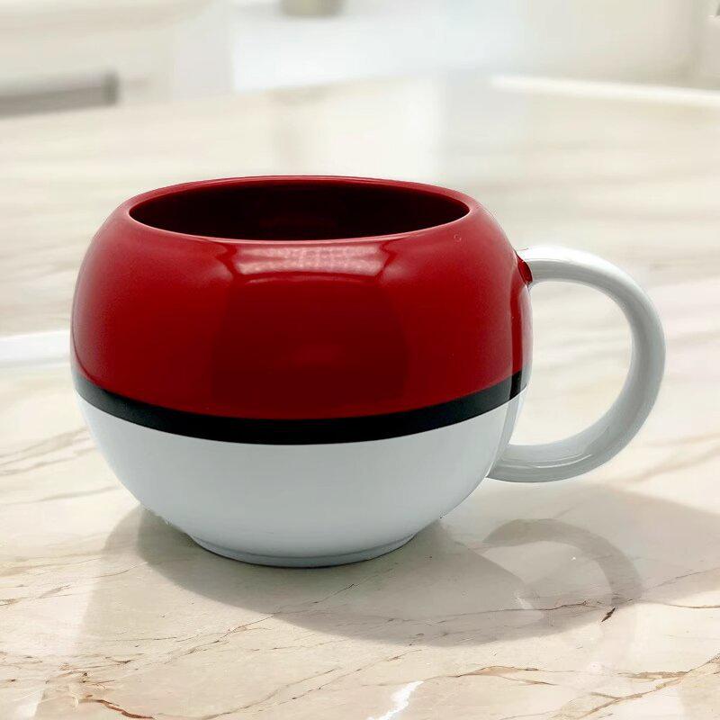 Керамическая кружка с 3D-дизайном Poké Ball из Pokémon, большая емкость, стакан для воды