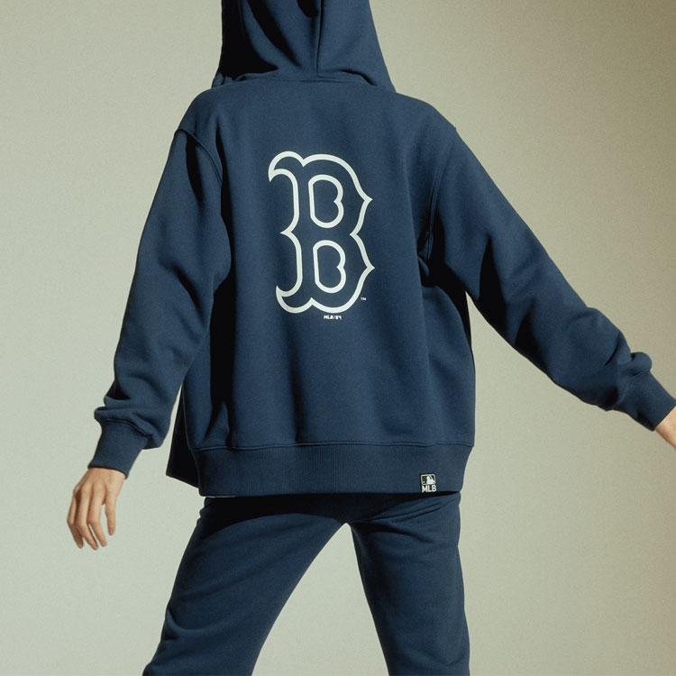New MLB Sweatshirts Unisex Navy Blue 31TR03111-43N
