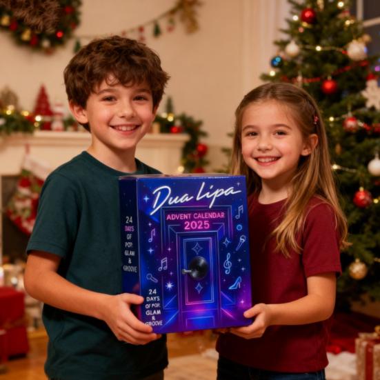 Календарь Адвента 2025 24 дня Акриловое украшение с музыкальными темами Рождественский декор для отсчета дней для елки и фанатов Праздничный коллекционный предмет