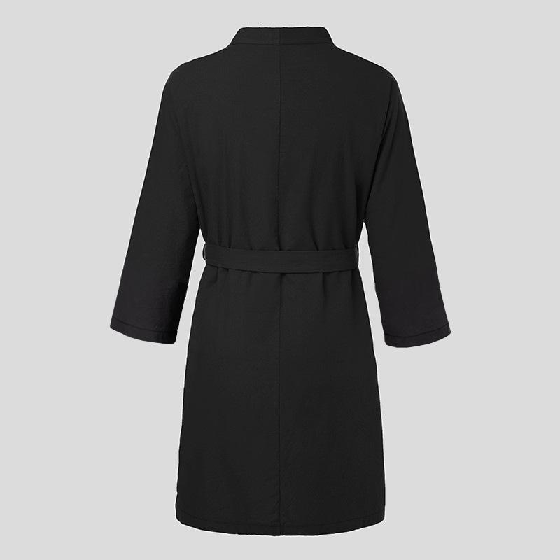 Men's Spring/Summer Three-Quarter Sleeve Muslim Robe