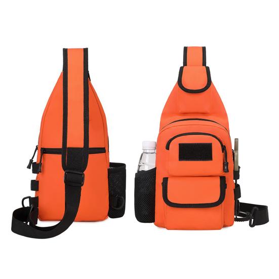 Нагрудная сумка-слинг Водонепроницаемый нейлон Портативная Большая вместимость Для активного отдыха Путешествий Кемпинга Рыбалки Спорта Бега Сумка через плечо Одноплечевая сумка