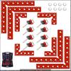 3/6/12/16Pcs Auxiliary Fixture Corner Clamp Fixing Clip Positioning Squares  Panel Clamping