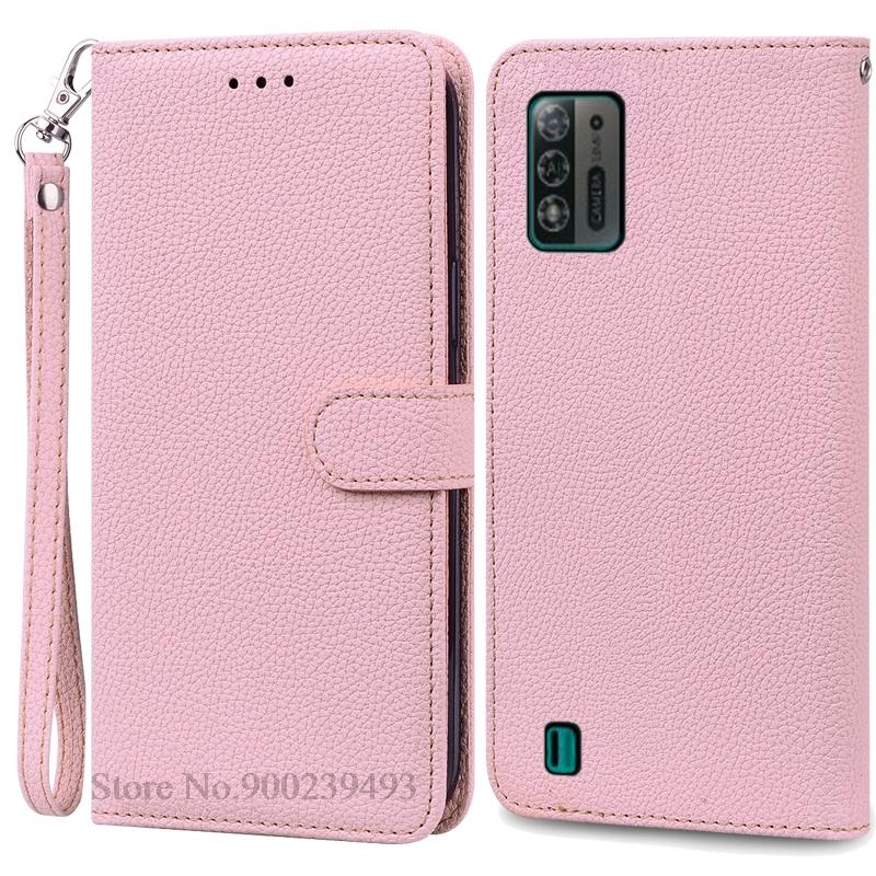 Чехол A52 Lite для ZTE Blade A52 Lite, мягкий силиконовый кожаный чехол-кошелек, чехол для ZTE Blade A52 Lite, чехол из ТПУ, задняя крышка Etui