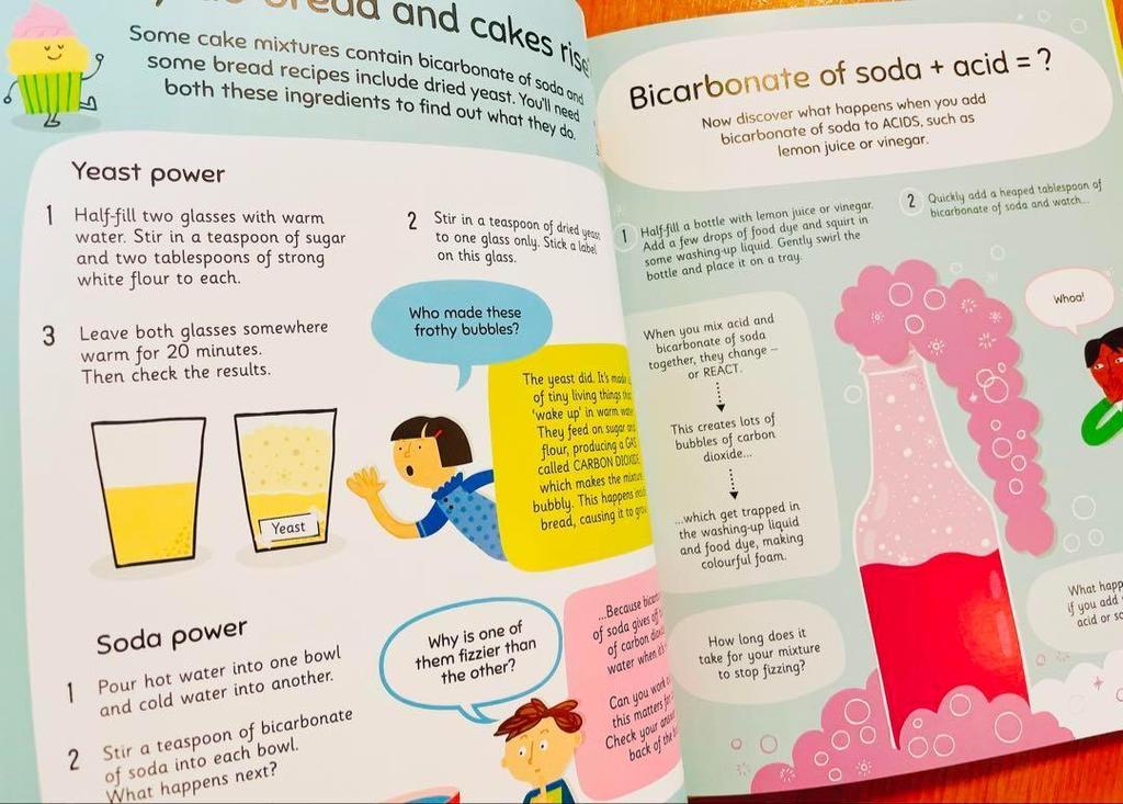 [Б/У] Английская Книга с Картинками Usborne Научные Эксперименты Английская Книга STEM