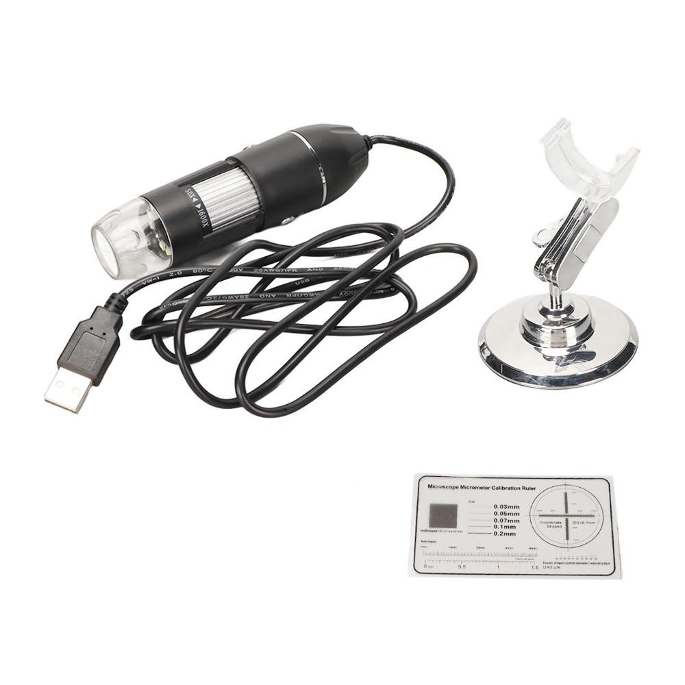 with 8 LED Digital Microscope 50X-1600X Magnification Handheld Microscope Smartphone