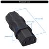 Double Iec320 C13 Power Extension Connector Female To Female C13 To C13 Adapter for Electronics Plug