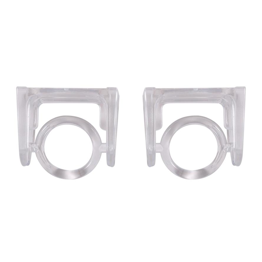 2 шт. вращающееся кольцо висит без перфорации душевая занавеска рельс фиксированный держатель кронштейна