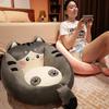 Household Cartoon Cute Cat Cushion - Soft Thickened Stuffed Plush Back Cushion Practical for Sofa Tatami Bedroom & Floor Seating
