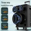 SANSUI E15 Portable Outdoor Karaoke Trolley Speaker (CN version)