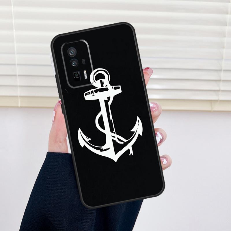 Anchor Sea Beach Cover For Xiaomi 15 14 13 Ultra 11T 12T 13T 14T Pro POCO X7 Pro X3 X5 X6 M6 F5 F6 Pro Case