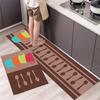 Kitchen Floor Bathroom Mat Anti-slip Laundry Room Mat Bedroom Carpet Living Room Floor Mat