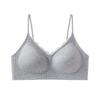 Traceless liquid foundation underwear women's small breasts gather, show big, not empty cup, invisible full cup, thin shoulder strap, lace bra cover