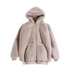 Loose Plush Jacket Women's Winter Imitation Rex Rabbit Fur Long New Thickened Hooded Coat