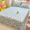 1pcs  Cotton Bed Sheet Flower Series Printed Double Top King Sheets for Girls Boys Kids Single Queen King Size Bed Linen