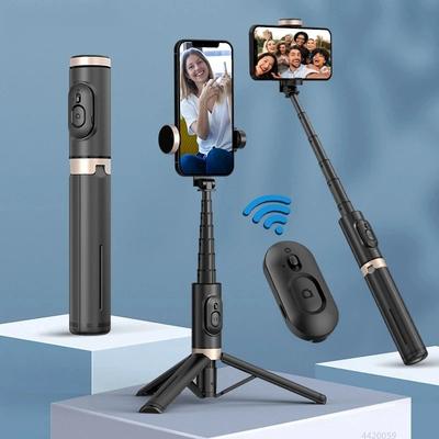 Bluetooth-палка для селфи, складной беспроводной штатив, однополюсный затвор, фото в реальном времени