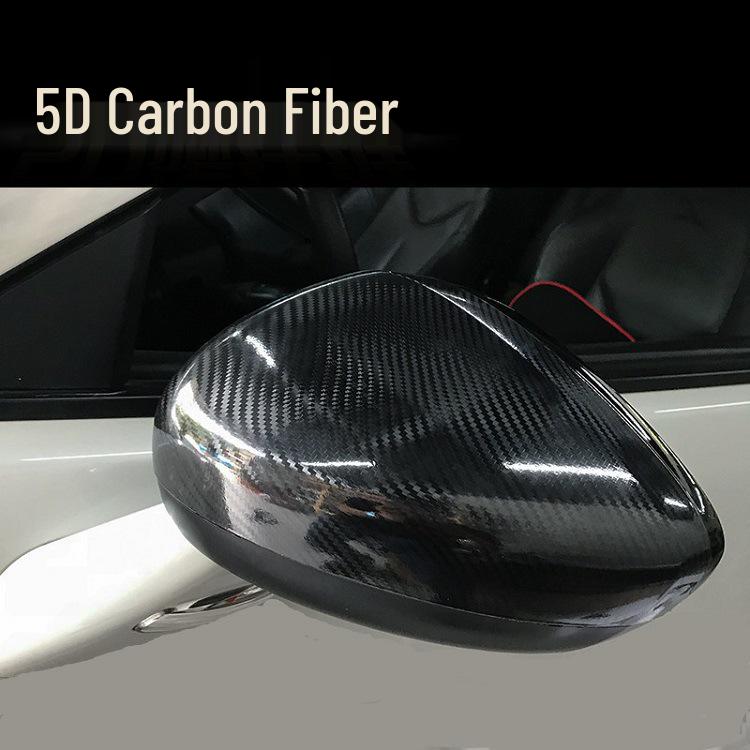 Глянцевая карбоновая пленка 6D для обтяжки автомобиля: 3D Стереоскопическая Водотрансферная Пленка для Интерьера и Экстерьера