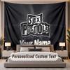 Custom Name Text Tapestry Sex Pistols Personalized Polyester Wall Tapestry For Bedroom And Room