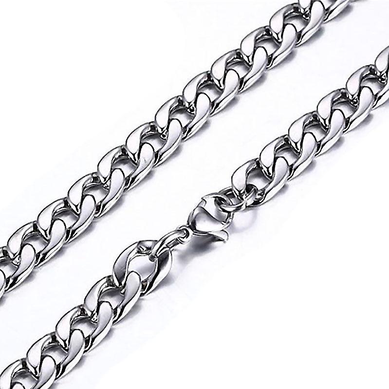 2023NK Золотая нержавеющая сталь Унисекс Хип-хоп Длинное ожерелье, Вакуумное гальваническое покрытие