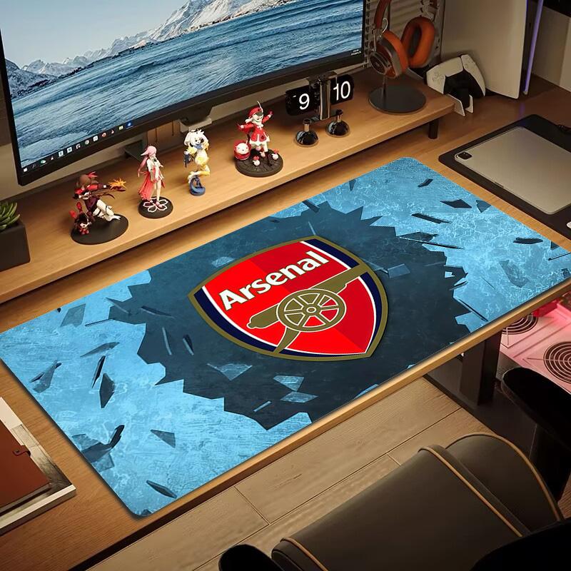 Arsenal Football Club3 Print Cushion Non-slip Laptop Tablet Big Mousepad XXL Mat Mini PC Playmat With Lock edge