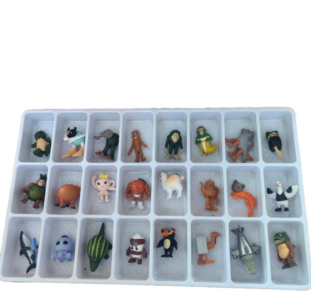 Кросс-бордер 24 2-4 дюйма Классические Ручные Фигурки Гор и Морей - Акула Плюшевые Украшения В Коробке Игровой Набор Фигурок