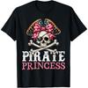 Забавная Хэллоуинская футболка для девочек с костюмом принцессы-пиратки Кокетка с бантом