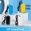 With Air Stone Oxygen Pump USB Aquarium Air Pump Portable Fish Tank Aerator