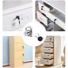 Cabinet Drawer Lock, Mailbox Lock, Used To Secure Important Documents And Drawers, Suitable For Door Panels With A Thickness Of 17mm-22mm