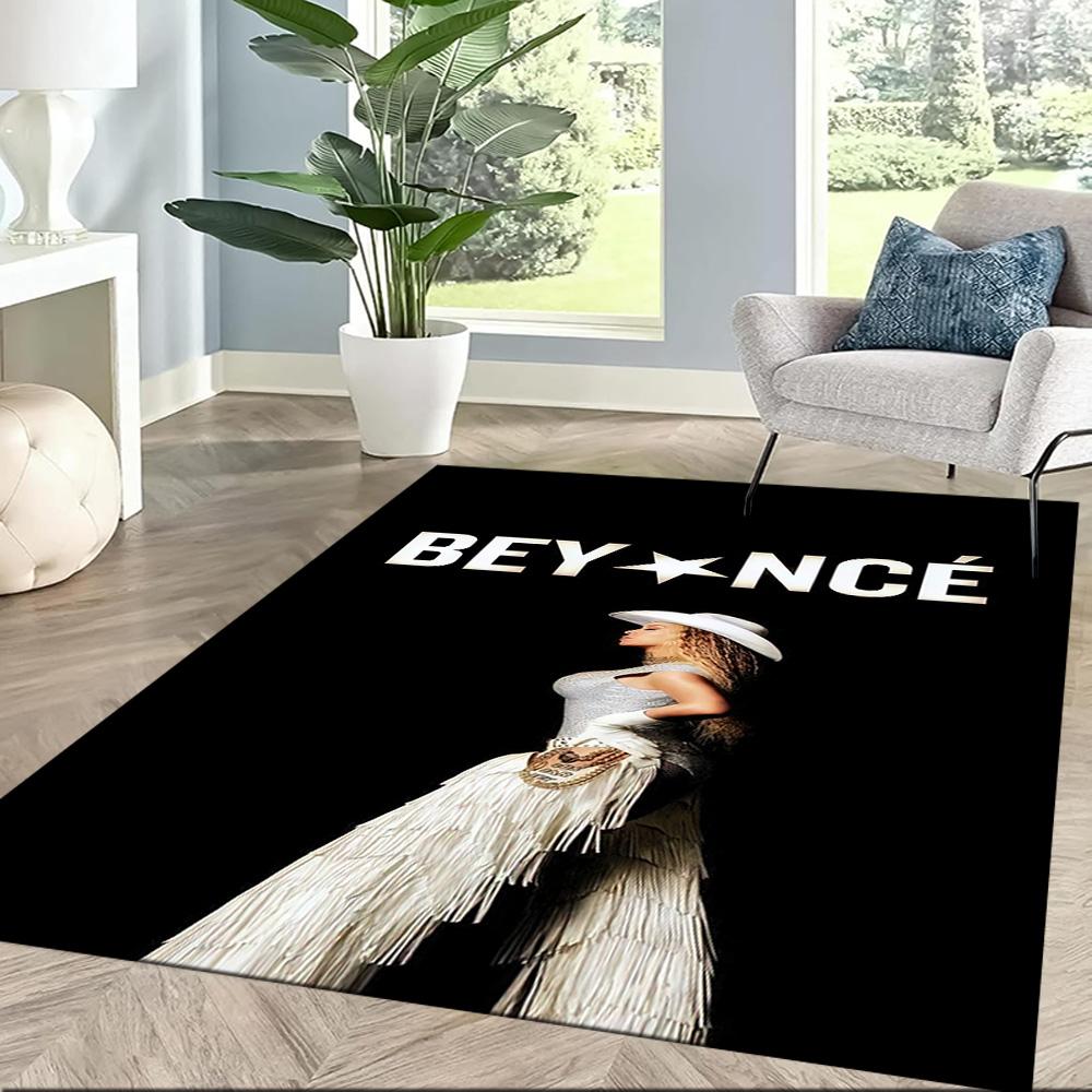 Beyoncé Square rugs are a great choice for living rooms, bedrooms, home décor, and as gifts.