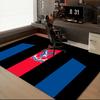 1PC Eagle Crest Crystal Design Floor Mat for Living Room, Game Rooms, Office, Bedroom, Office Floor Mat Playful Design, Christmas fan gifts