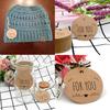 100Pcs Gift Tag with 20m Jute Twine Round/Heart/Rectangle Shaped Blank Design DIY Thick Wedding Thanksgiving Christmas Craft Tag Party Favors