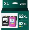 Ink Cartridges - MADEMOISELLE TISS - 62XL - Pack of 2 - High Yield - Multi-color