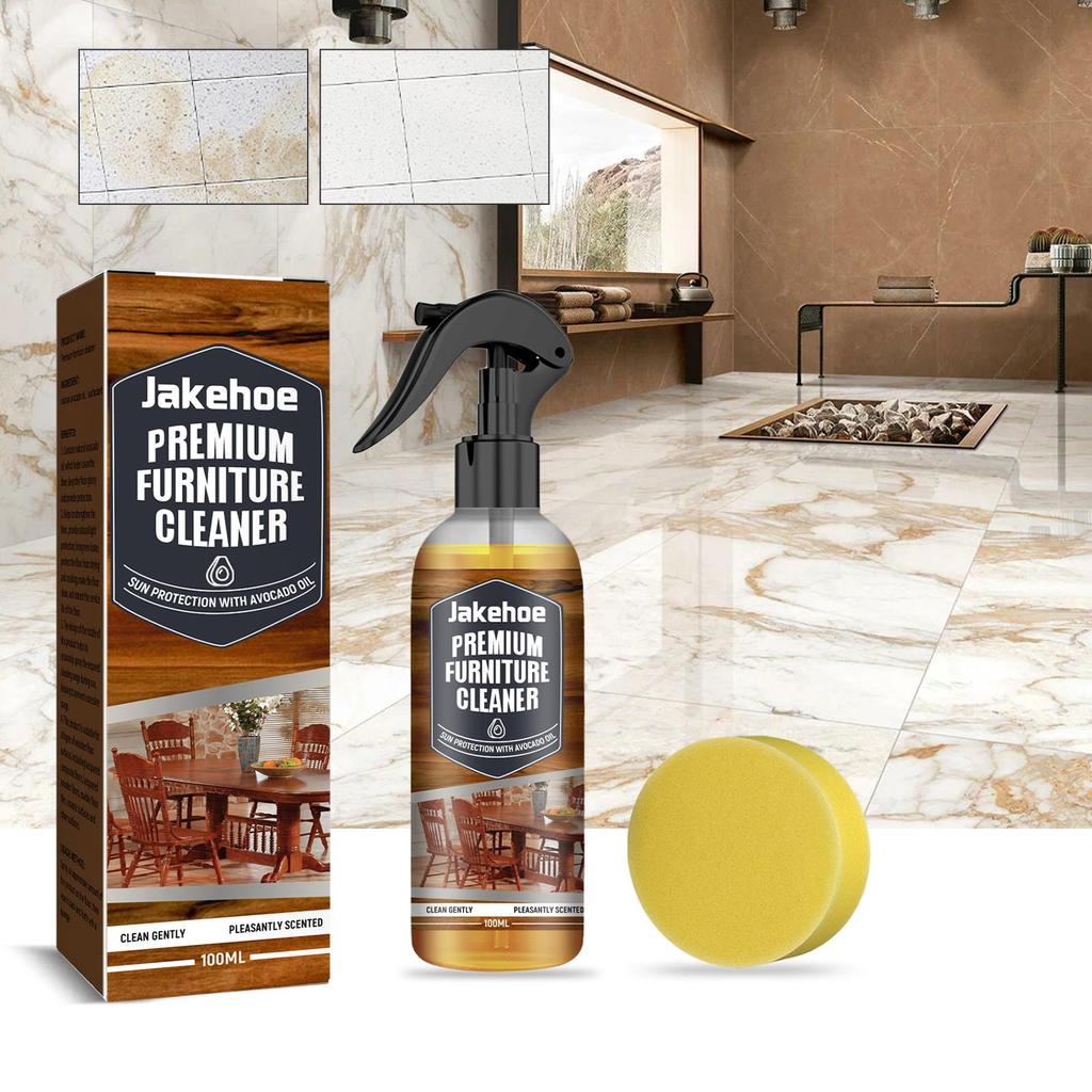 Jakehoe Floor Cleaner Wood Floor Marble Floor Powerful Stain Remover Brightening and Polishing Cleaner