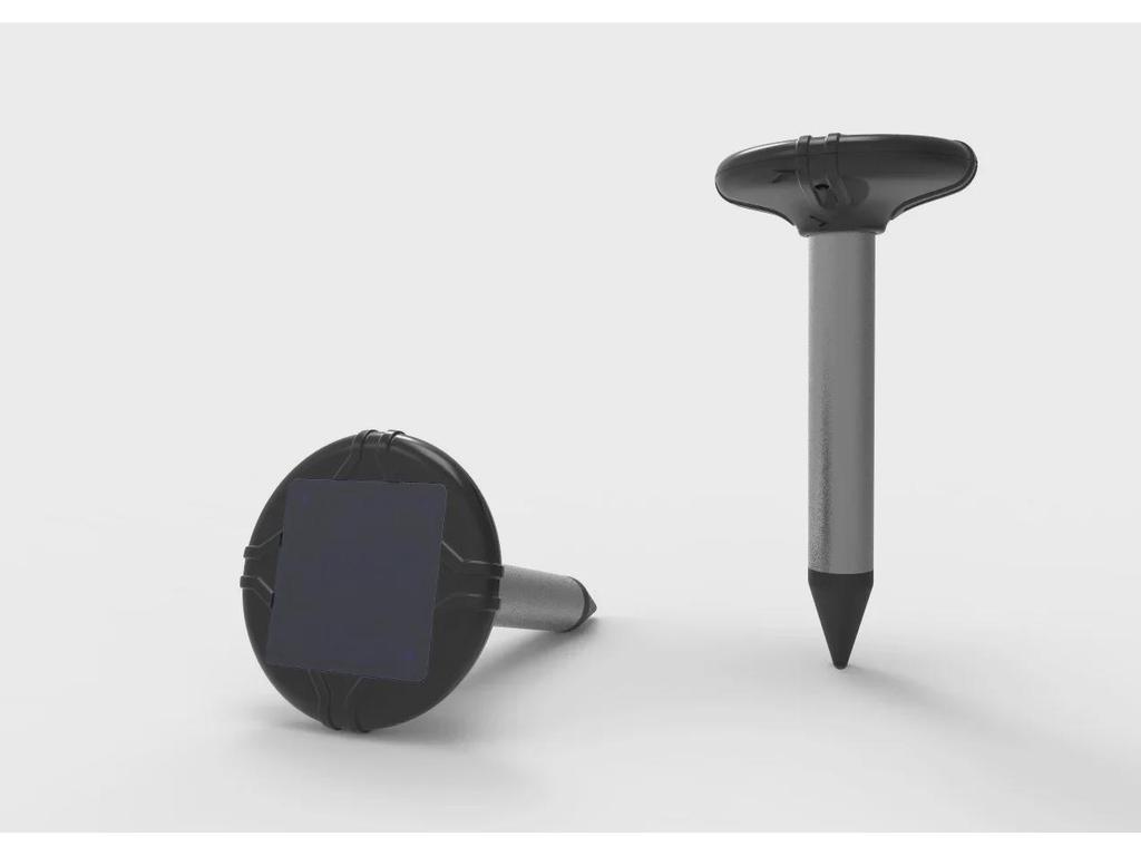 Отпугиватель змей и вредителей на открытом воздухе на солнечных батареях с вибрацией зуммера