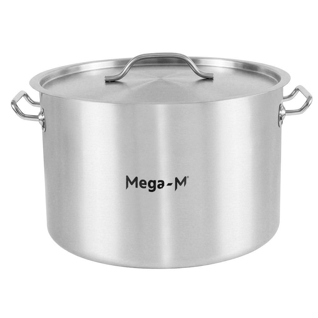 Medium Catering Pot With Lid Mega-M Standard 32L Dia. 40 Cm X H 26 Cm N