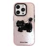 Черный Розовый Мультяшный для IPhone15 для Apple 16pro Чехол для телефона Max 3D Кот Милый Крутой 17