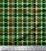 Зеленая японская креп-сатиновая ткань в клетку Ткань с принтом в клетку по метрам 42 дюйма