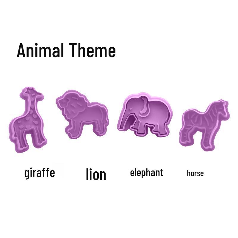 Набор 3D мультяшных формочек для печенья - Весенние пресс-вырубки для Рождества, Хэллоуина и Пасхи