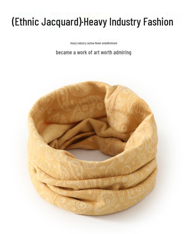 Весенне-летний унисекс хлопковый шарф-снуд: Универсальный, Тонкий, Защита от холода и тепло, Накидной воротник-обманка